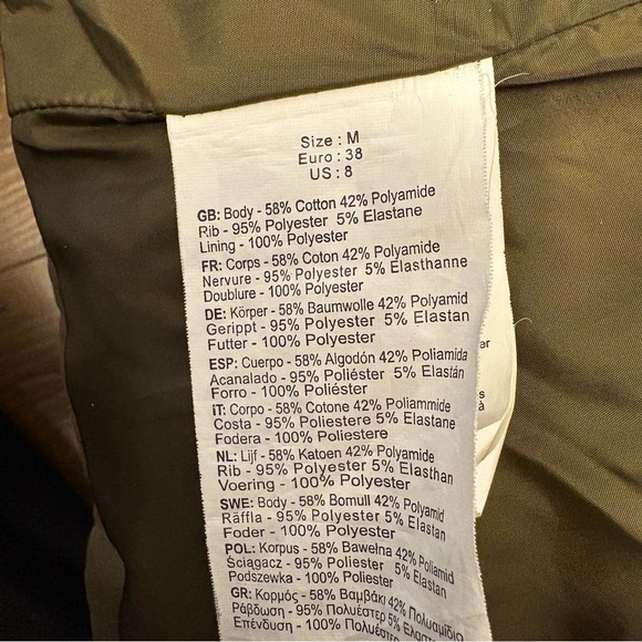 Bench Women's olive green Utility Jacket, Sz M. Great condition. - Picture 5 of 5